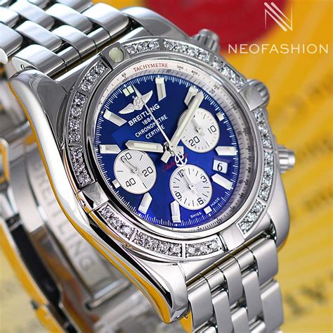 breitling chronomat b01 diamond bezel|breitling chronometre automatic diamond bezel.